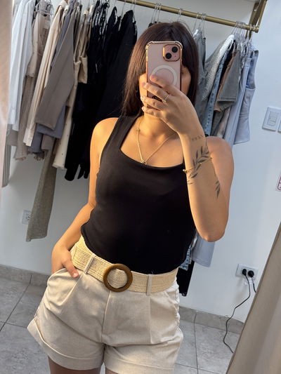 Musculosa C/cuadrado básica 