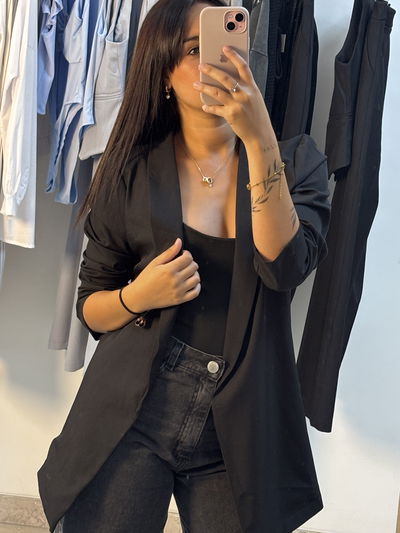 Blazer Strass espalda 