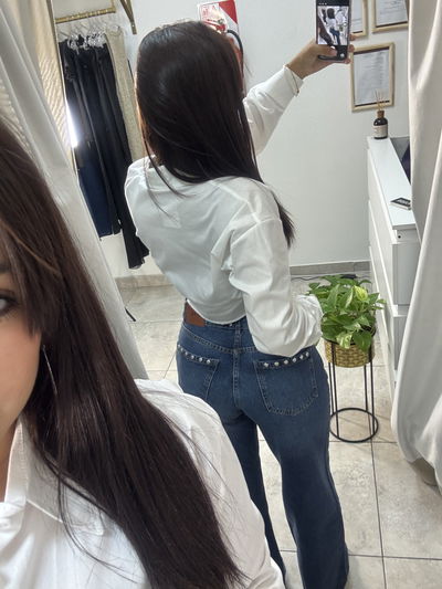 Wide Leg Alma c/tachas 