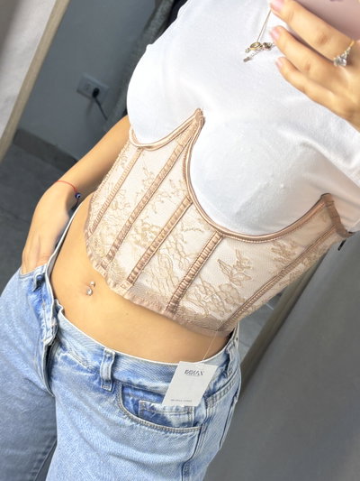 Corset Bustier Encaje 