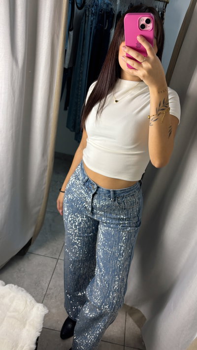 Wide Leg Sparkle 