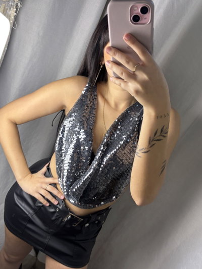 Top Ibiza Lentejuela 