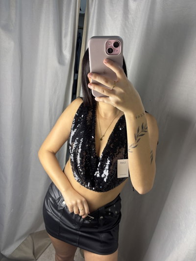 Top Ibiza Lentejuela 