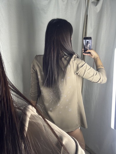 Blazer Strass espalda 
