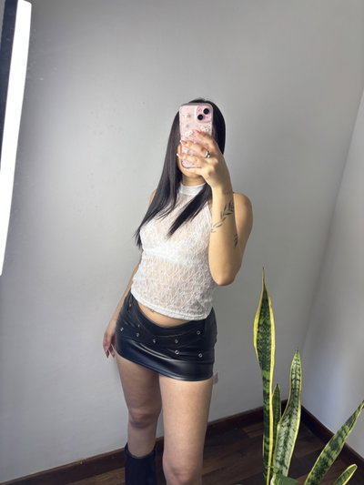 Top Encaje Halter