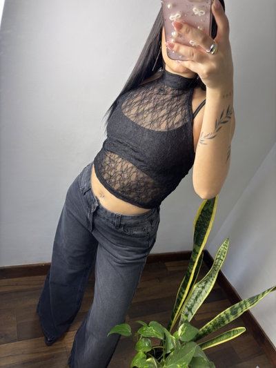 Top Encaje Halter