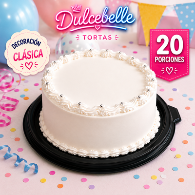 Torta Clásica 20 Porciones
