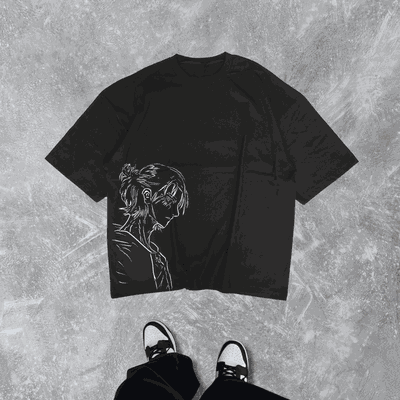 Remera Boxy Fit Eren Yeager