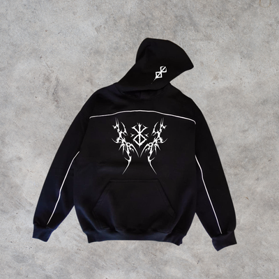 Berserk - Buzo Oversize Canguro De Algodón – Frisa Premium