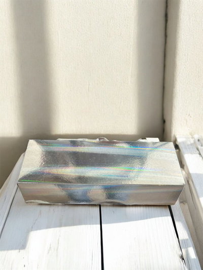 CAJA  PLATEADA 10X25.5X5   SUSHI