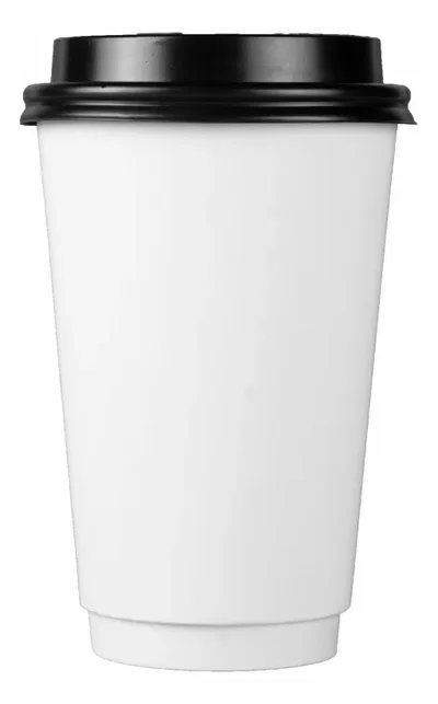VASO POLIPAPEL  12oz BLANCO X10u