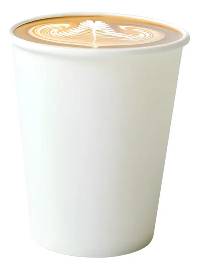 VASO POLIPAPEL  8oz BLANCO X10u 