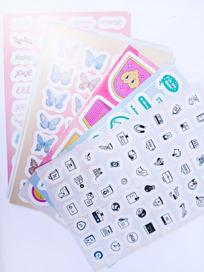 STICKERS EN PLANILLA