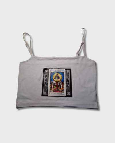 Top tiritas Sortilegio de Arrabal - blanco