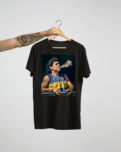 Remera oversize Diego (Humo)