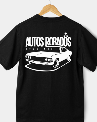 Remera oversize - Autos Robados blanco