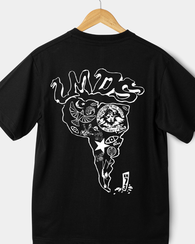 Remera oversize - La Renga LMDS mapa