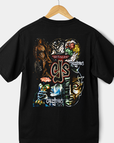Remera oversize - Callejeros discos