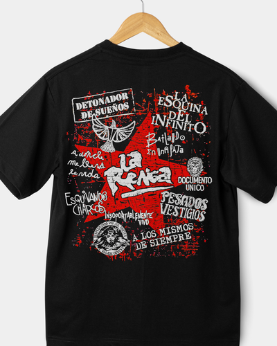 Remera oversize - La Renga discos