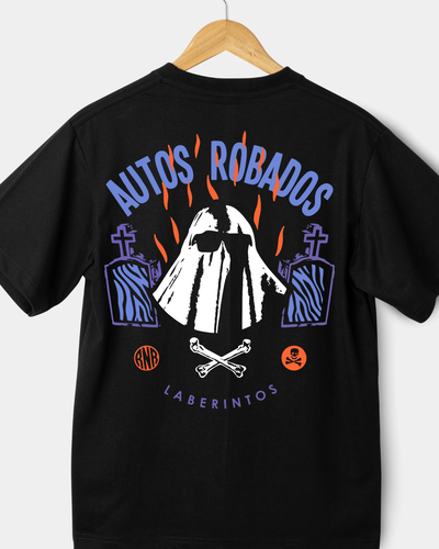 Remera oversize - Autos Robados Laberintos