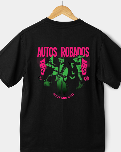 Remera oversize Autos Robados rocanrol