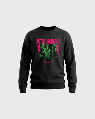Buzo cuello redondo - Autos Robados rocanrol