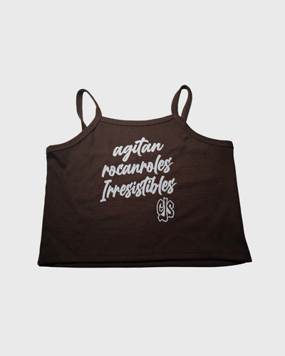 Top Agitan rocanroles cjs marrón