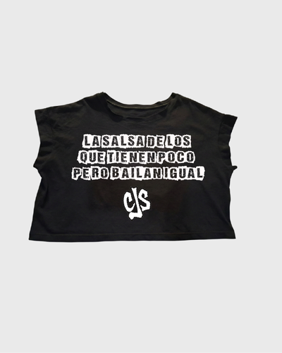 Remera manga japo - La salsa de los que tienen poco pero bailan igual