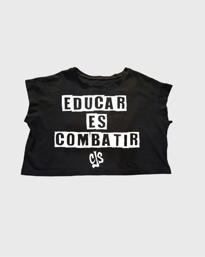 Remera manga japo - Educar es combatir
