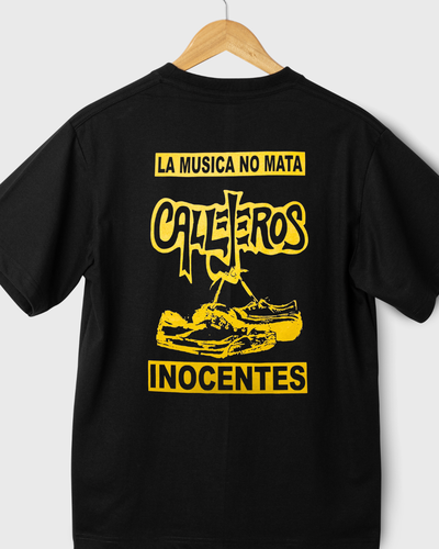 Remera oversize La música no mata
