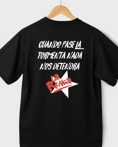 Remera oversize Cuando pase la tormenta 