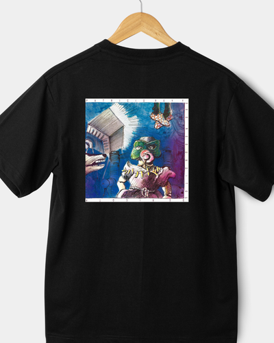 Remera oversize Un baión para el ojo idiota