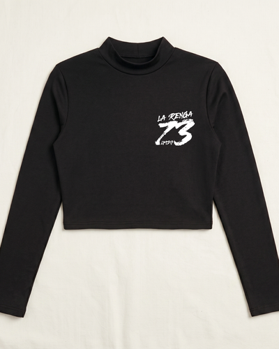 Top Crop Media Polera Manga Larga La Renga