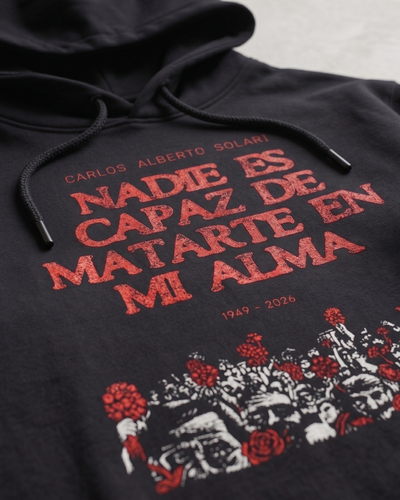 Buzo Canguro Nadie es capaz flores