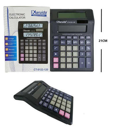 calculadora doble visor karuida