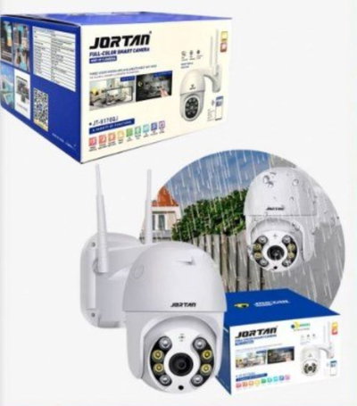 Cámara de seguridad Jortan WiFi 360° exterior full color