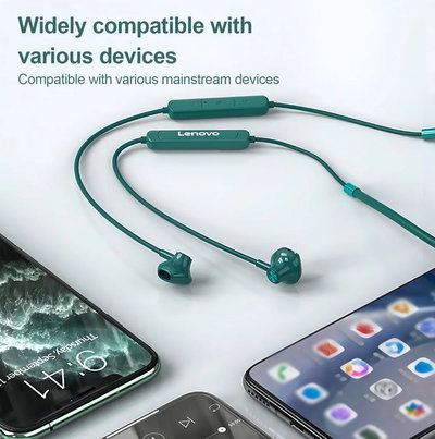 Auriculares Inalámbricos Lenovo SH1 Tipo Collar Bluetooth 5.0 Micrófono