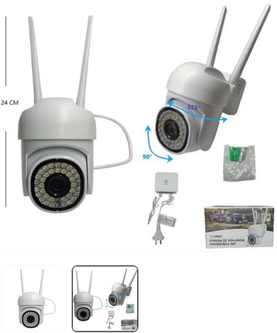 Cámara de seguridad WiFi 360° exterior Time (oferta)
