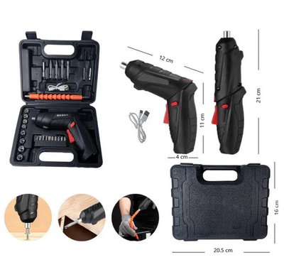 Destornillador inalámbrico USB 47 piezas