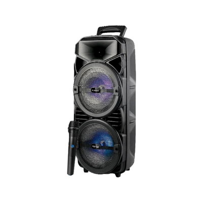 Parlante modelo BT 8X2 fm usb con micrófono inalambrico incluido 