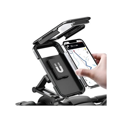 Soporte Porta Celular Funda Impermeable Moto Bici