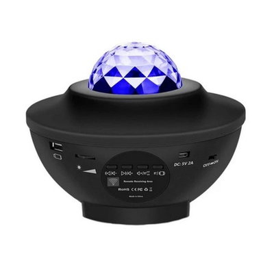 Proyector Galaxia LED con Parlante Bluetooth USB RGB