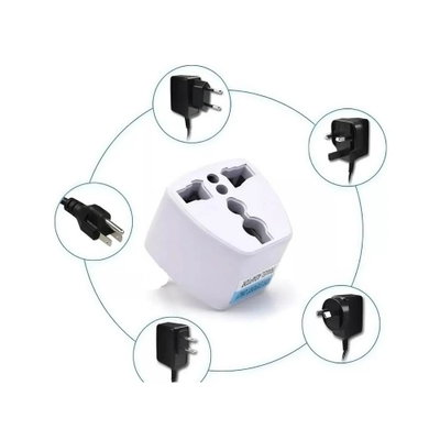 Adaptador Enchufe Universal Viajero Viaje Turismo 