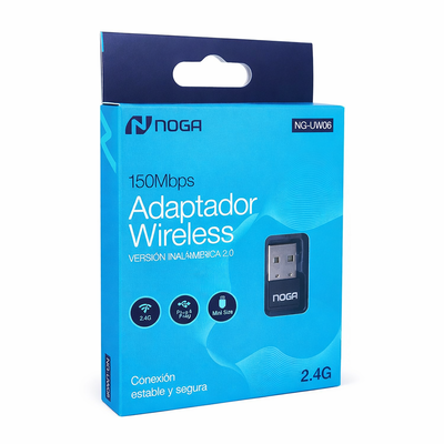 Adaptador WiFi USB Noga 150Mbps 2.4G Mini NG-UW06