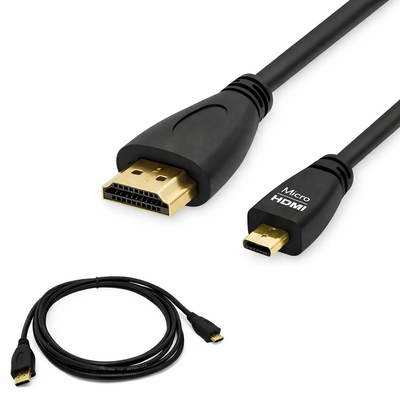 Cable Micro HDMI a HDMI 1.5m Full HD / 4K TV Cámara GoPro Tablets