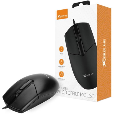 Mouse Óptico Xtrike Me GM-124 USB Oficina Ergonómico
