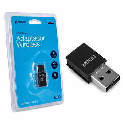 Placa WiFi USB Noga NG-UW04 Dual Band 600Mbps 2.4G / 5.8G