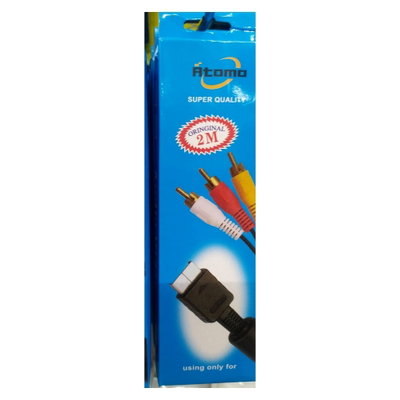 Cable AV Multi Out a RCA para PS1 / PS2 / PS3