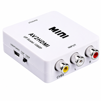 Conversor RCA AV a HDMI 1080p