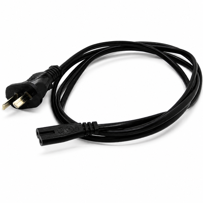 Cable de Corriente 220V Tipo 8 Bipolar Negro